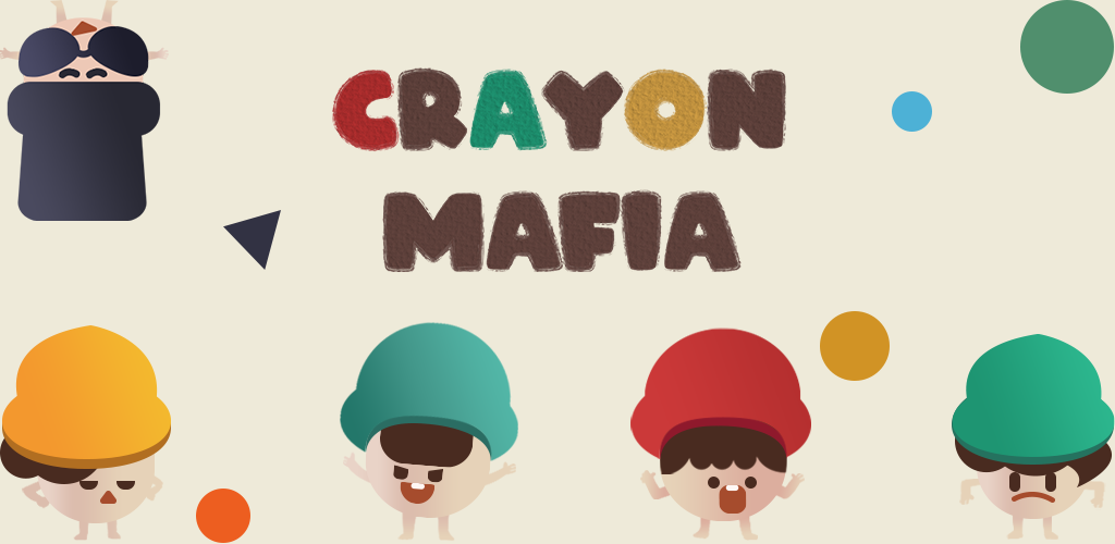 Banner of Crayon Mafia - Jogo de dedução 