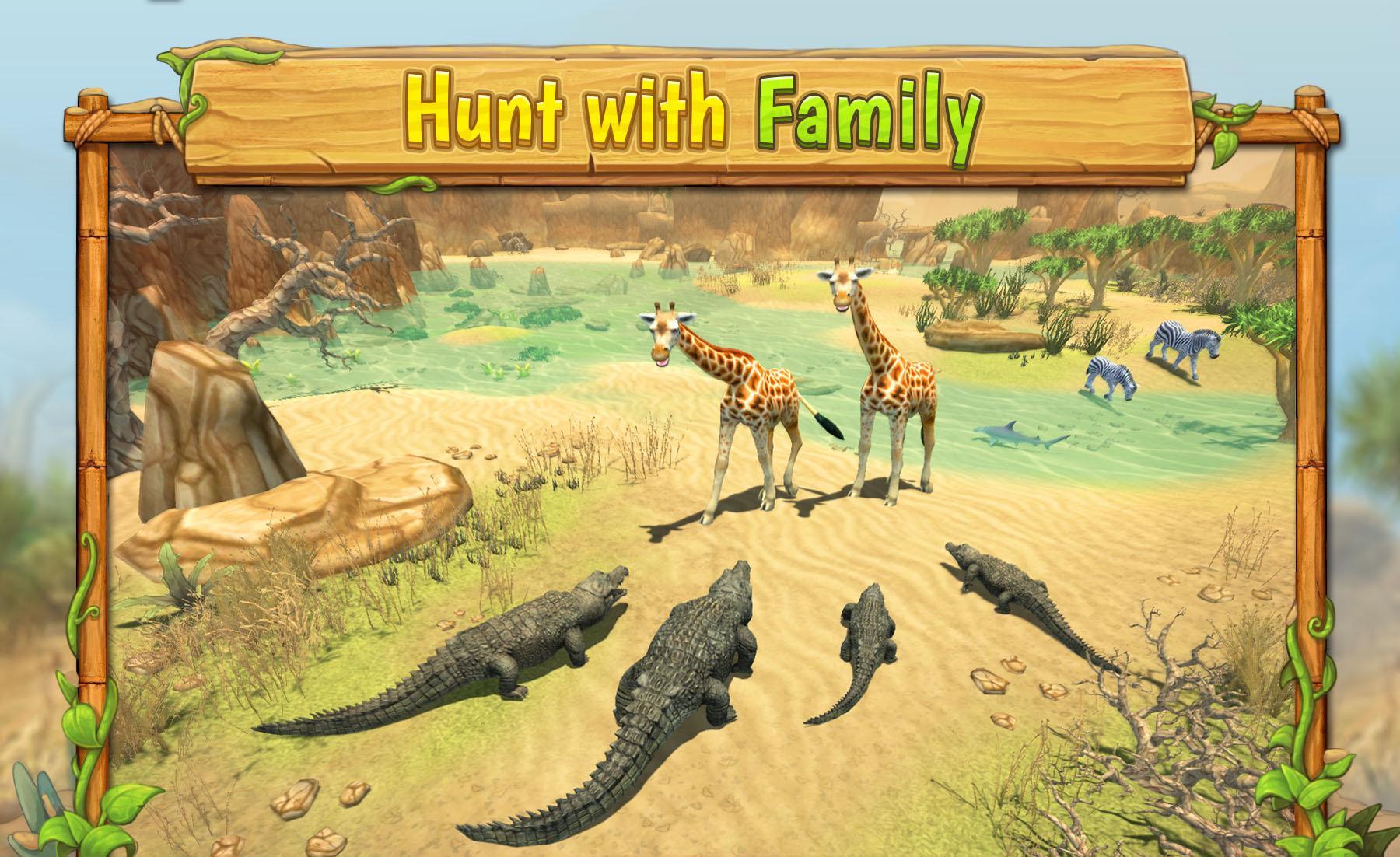 Crocodile Family Sim : Online Game Screenshot