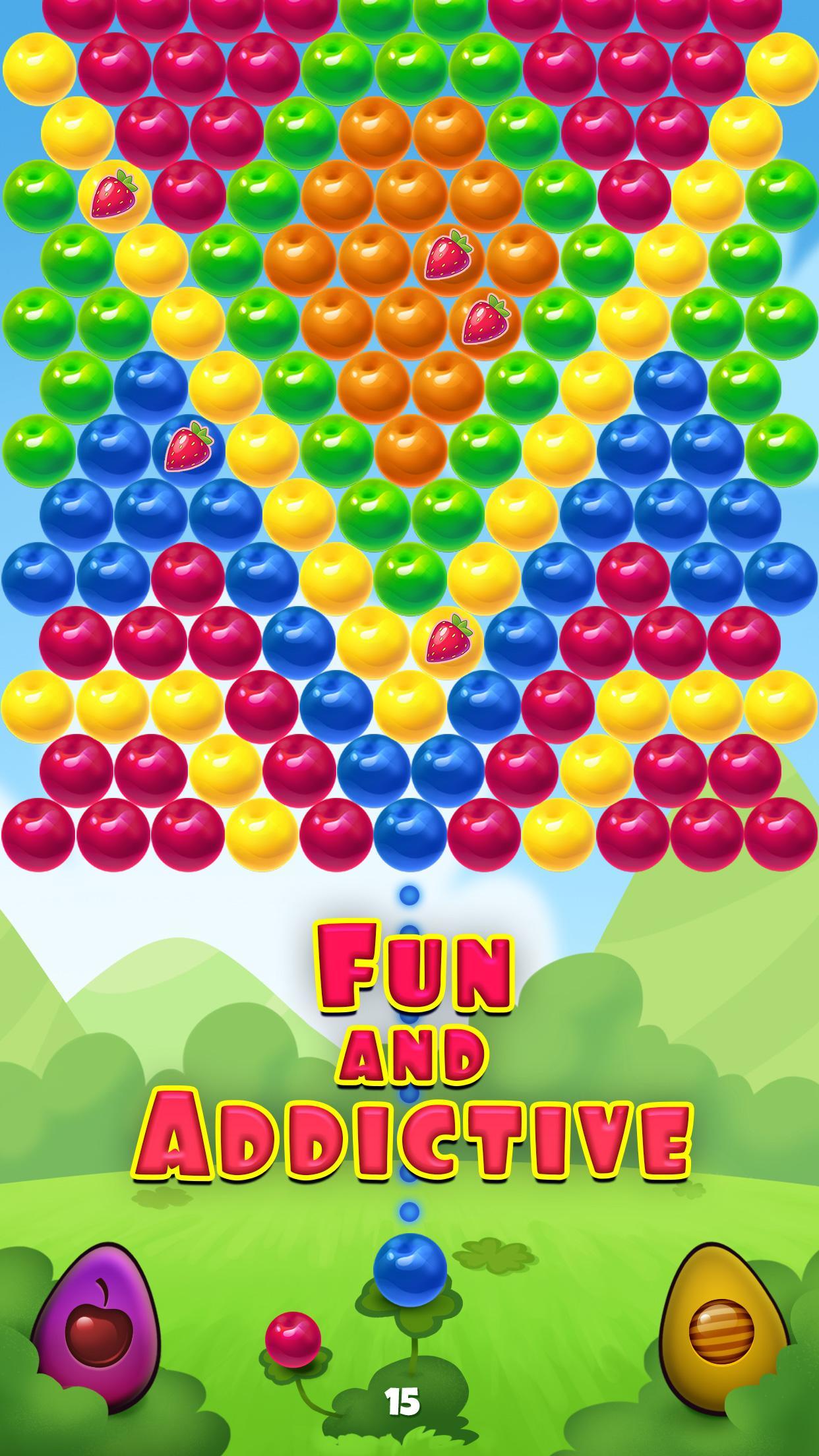 Fruit Bubble Pop Game Screenshot