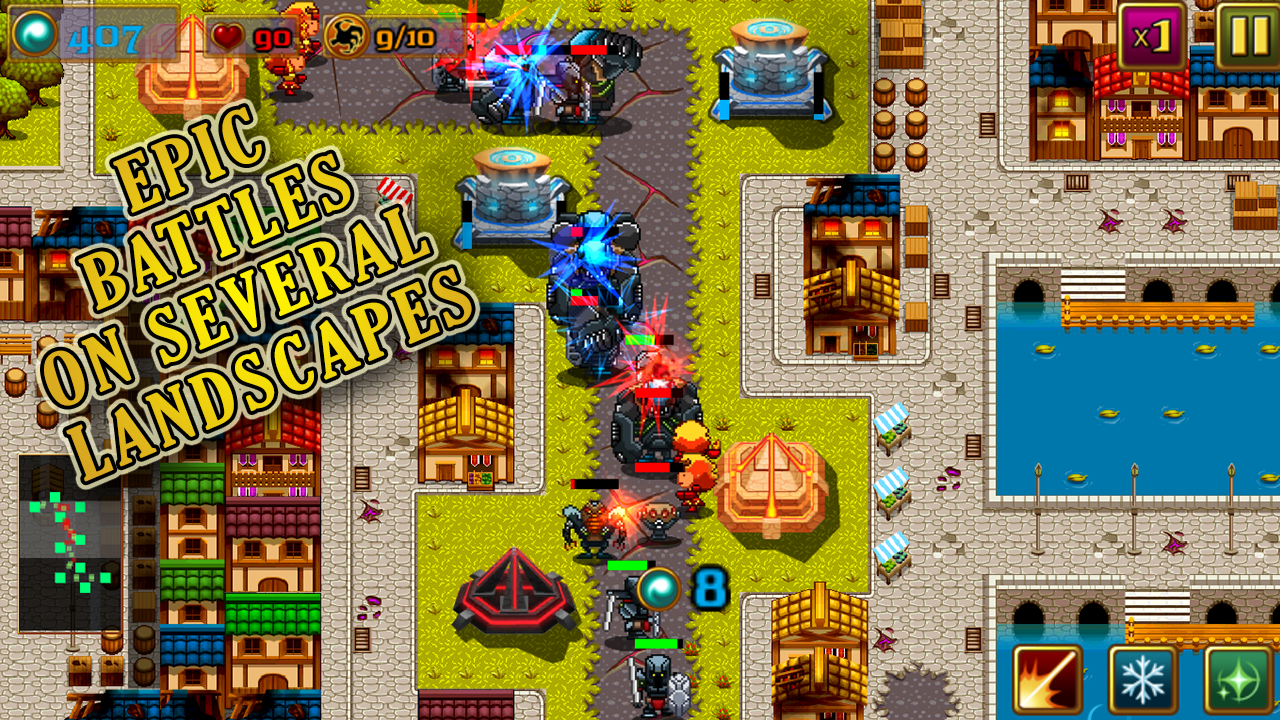 Warrior Defense Game Screenshot