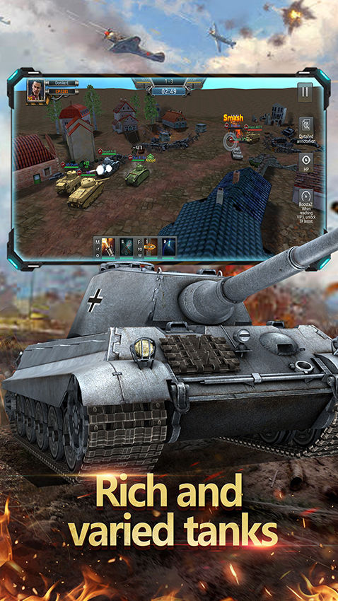 Screenshot of World War Tanks