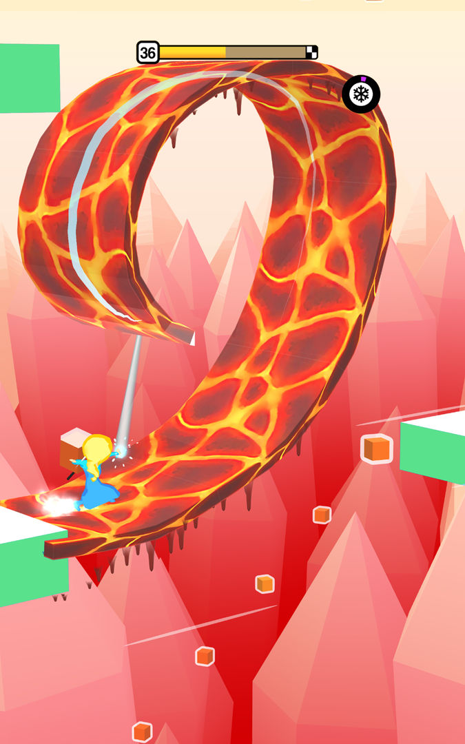 Freeze Rider - Frozen Slides screenshot game