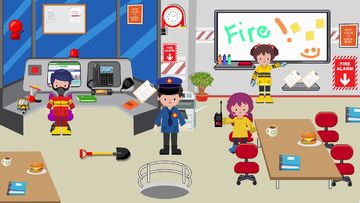 Pretend Play Fire Station Game Screenshot