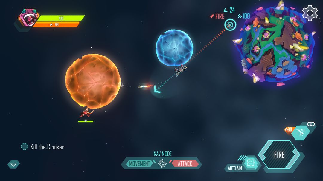 Screenshot of Space Mavericks