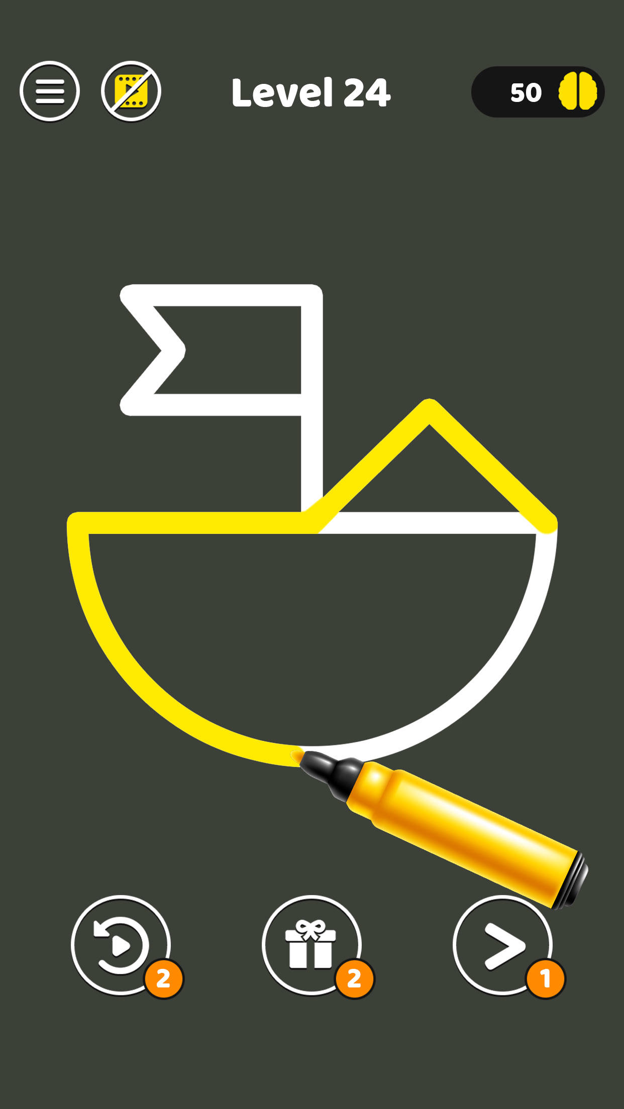 Impossible Draw: 1 Line Puzzle Game Screenshot