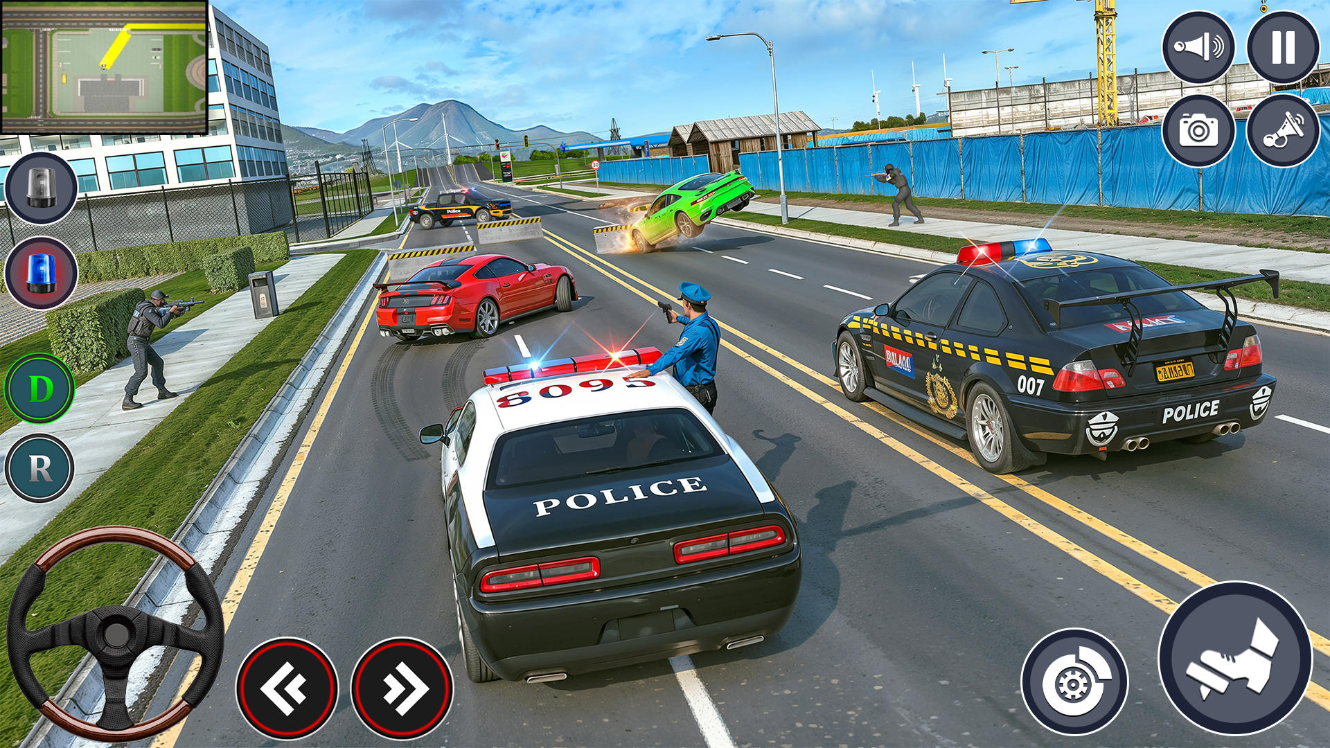 Police Chase Driving 3d Sim Game Screenshot