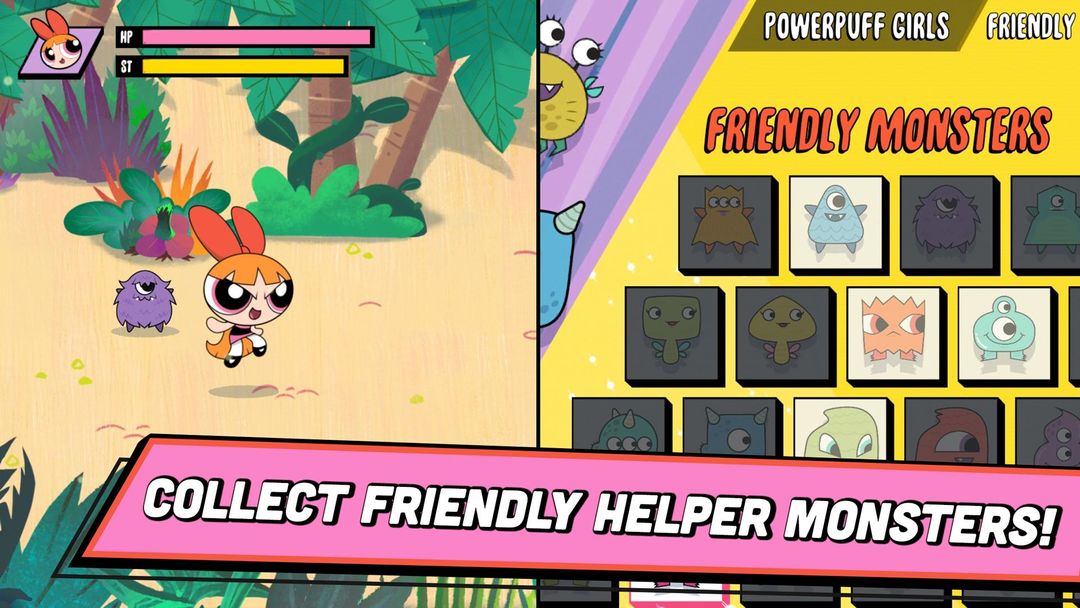Screenshot of Ready, Set, Monsters! - The Powerpuff Girls