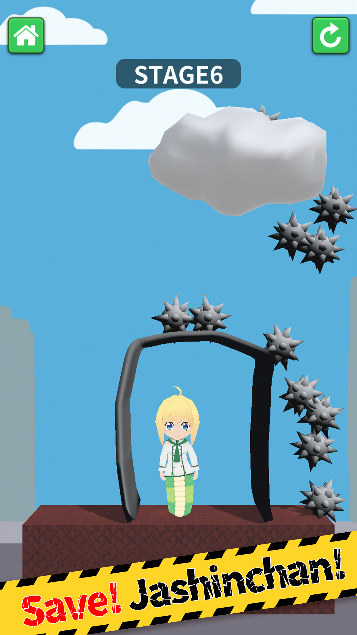 Captura de Tela do Jogo Rescue！DROPKICK ON MY DEVIL！