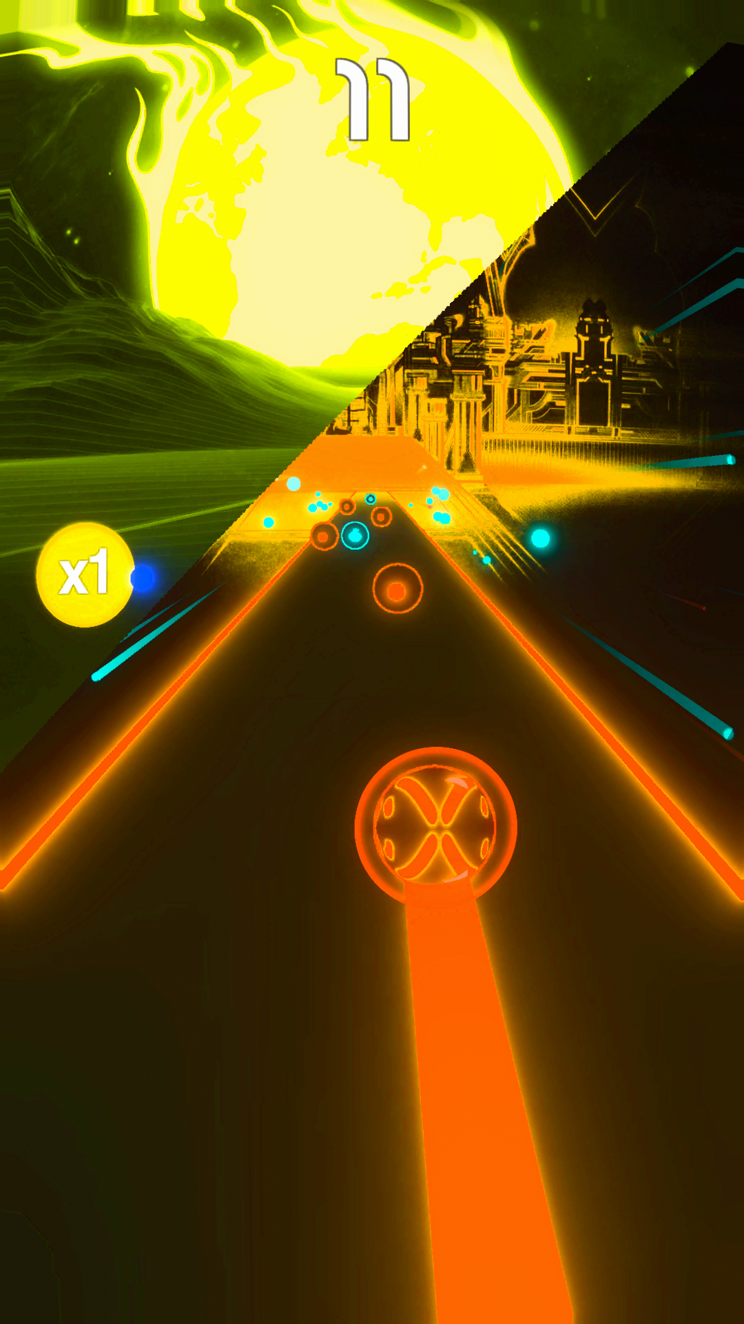 Million Dreams Color Road Game Screenshot