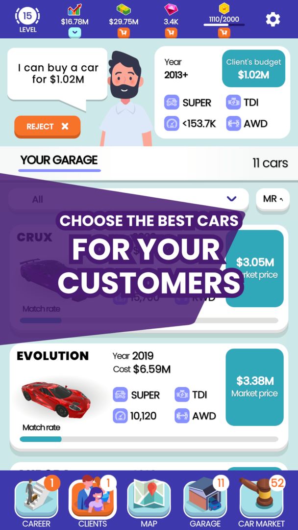Screenshot of Used Car Dealer