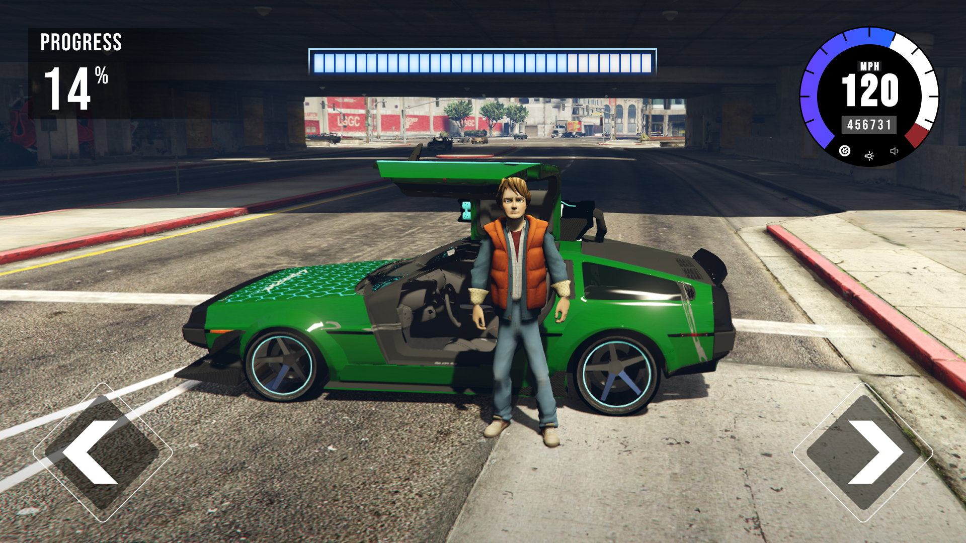 Screenshot 4 of Delorean Simulator Future Race 