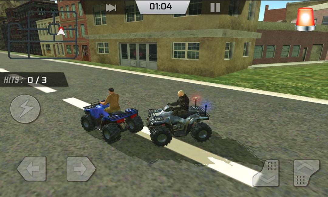 警方四4x4的3D模擬器遊戲截圖