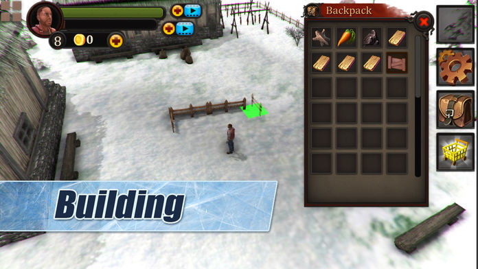 Screenshot of Winter Island CRAFTING GAME 3D Full