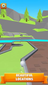 Ảnh chụp màn hình Mini Golf Star! Retro Spiel!