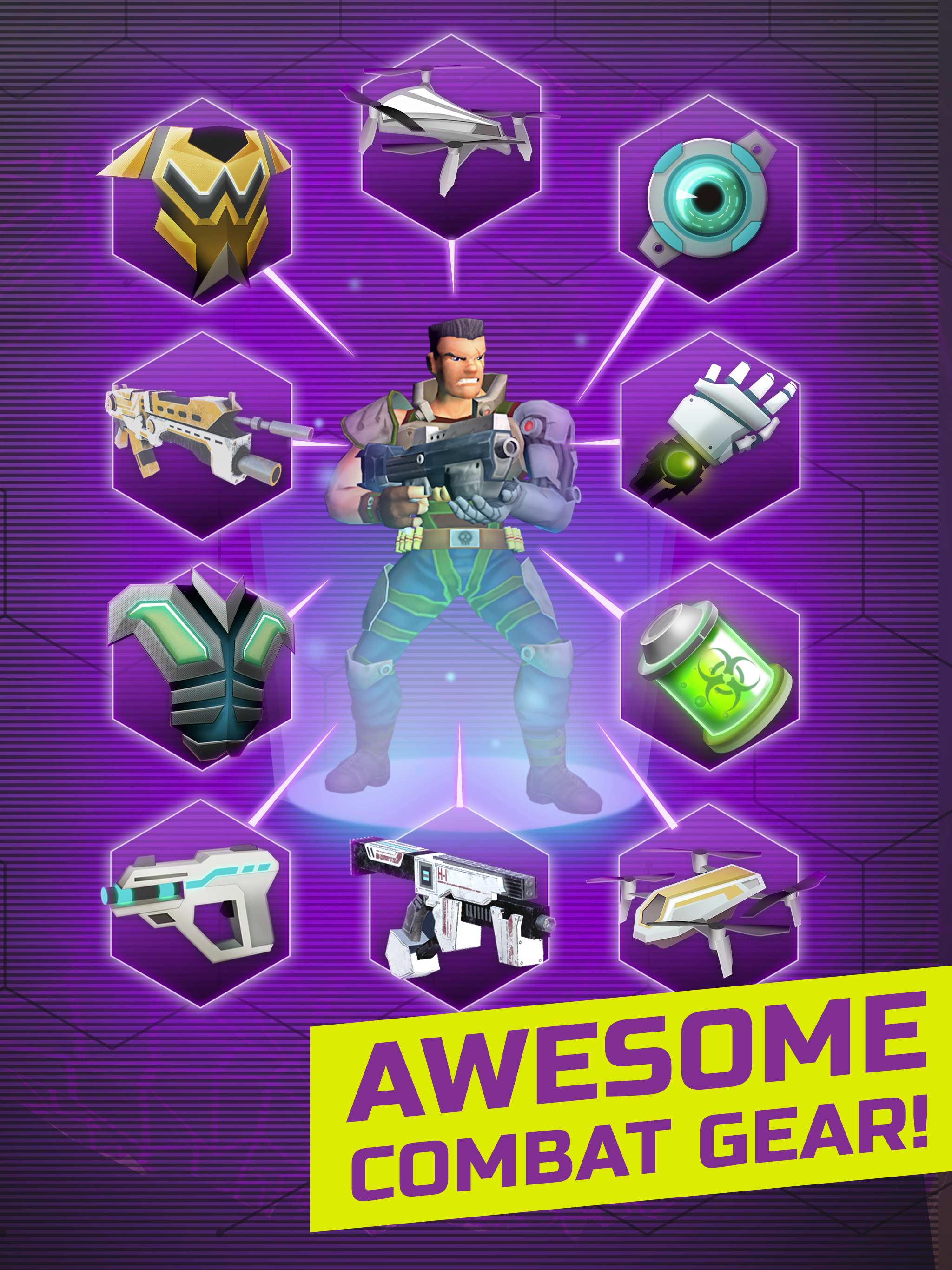 Captura de Tela do Jogo Cyberpunk Neon Soldier 2077