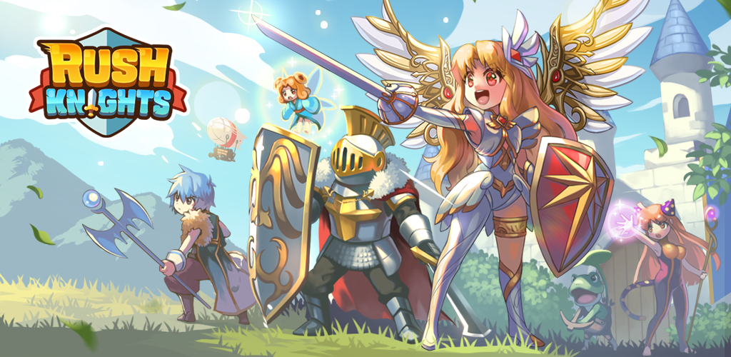 Rush! Knights : Idle RPG Game Screenshot