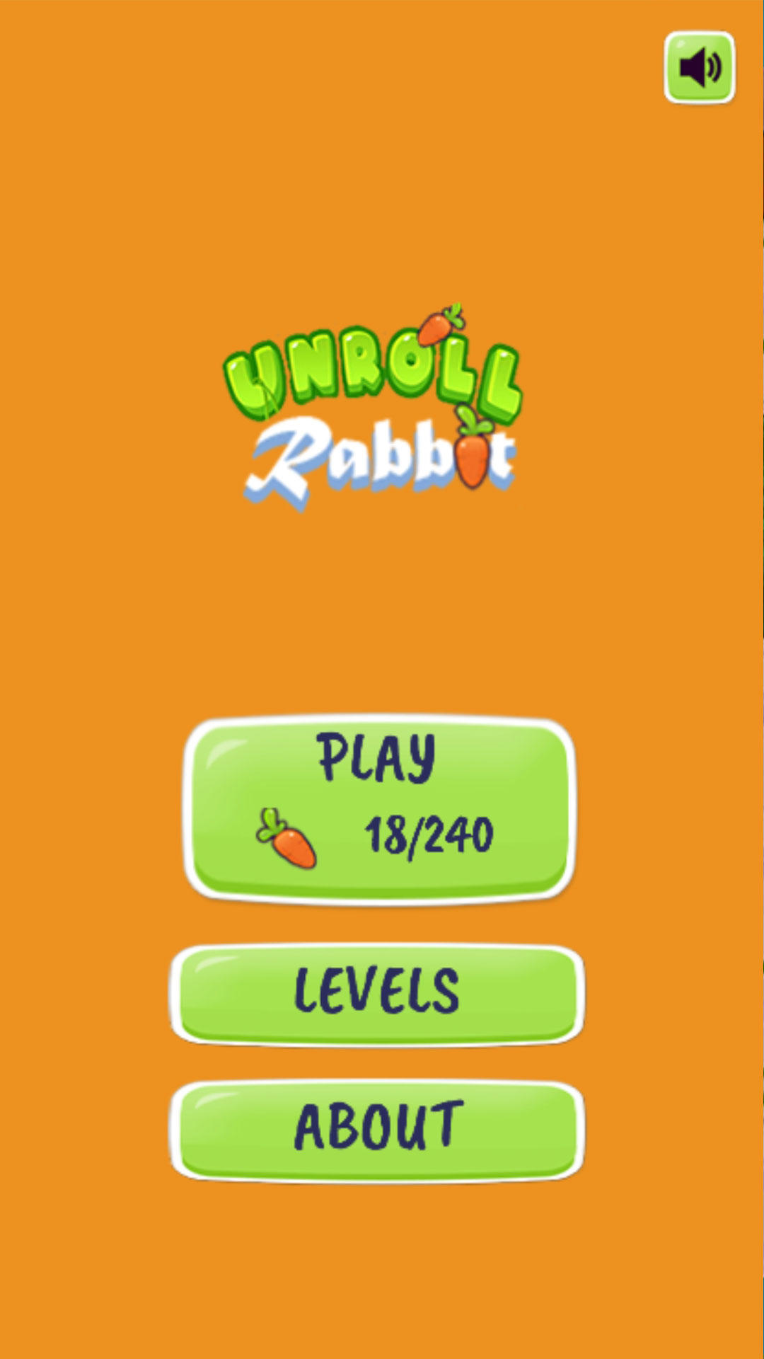 Unroll Rabbit Game Game Screenshot