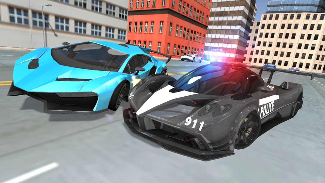 警车模拟器 - 警察追逐 게임 스크린 샷