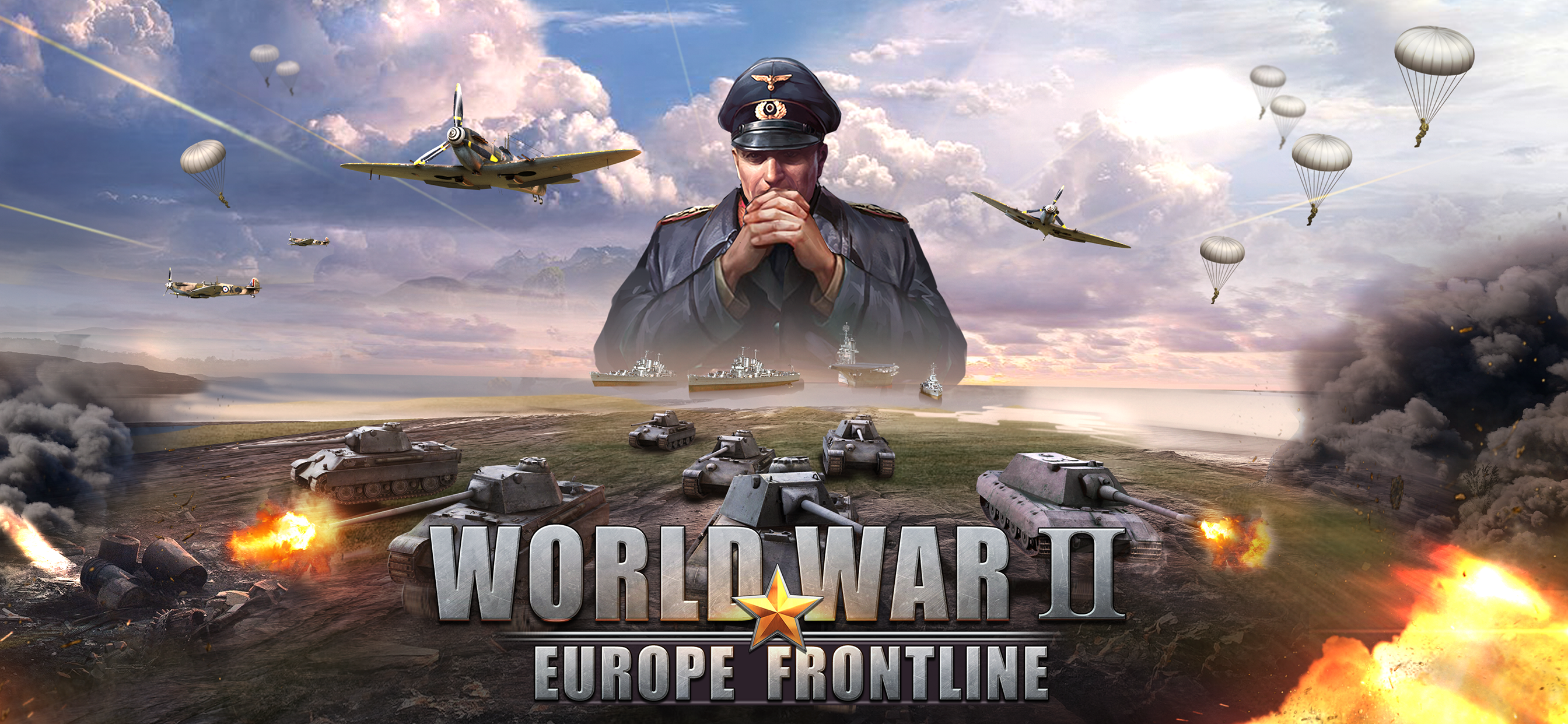 Screenshot 1 of Perang Dunia 2: Permainan Strategi Taktik Kotak Pasir WW2 530