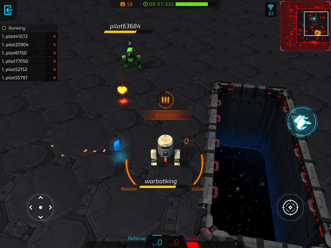 Screenshot of warbot.io