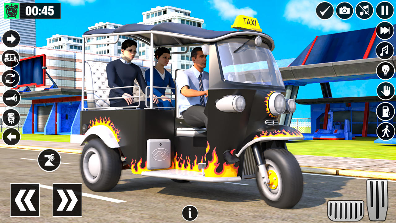 Tuk Tuk Driving: Rickshaw Game Game Screenshot