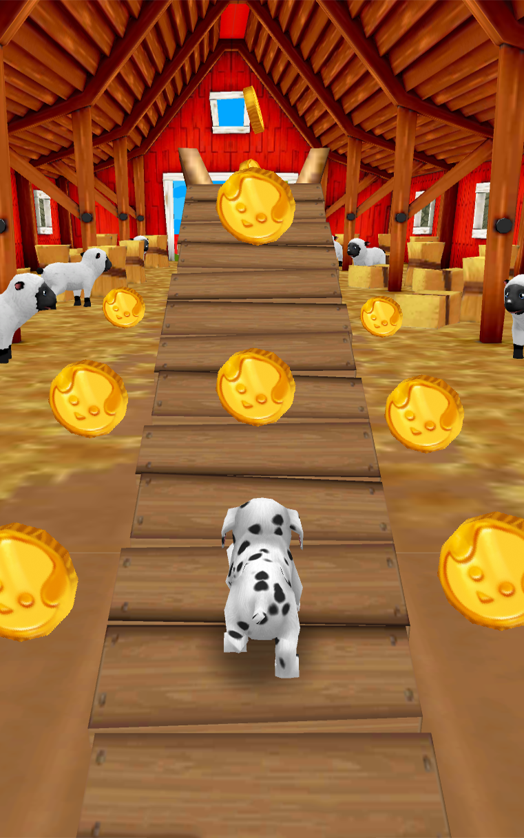 Pet Runner Dog Run Farm Game Game Screenshot