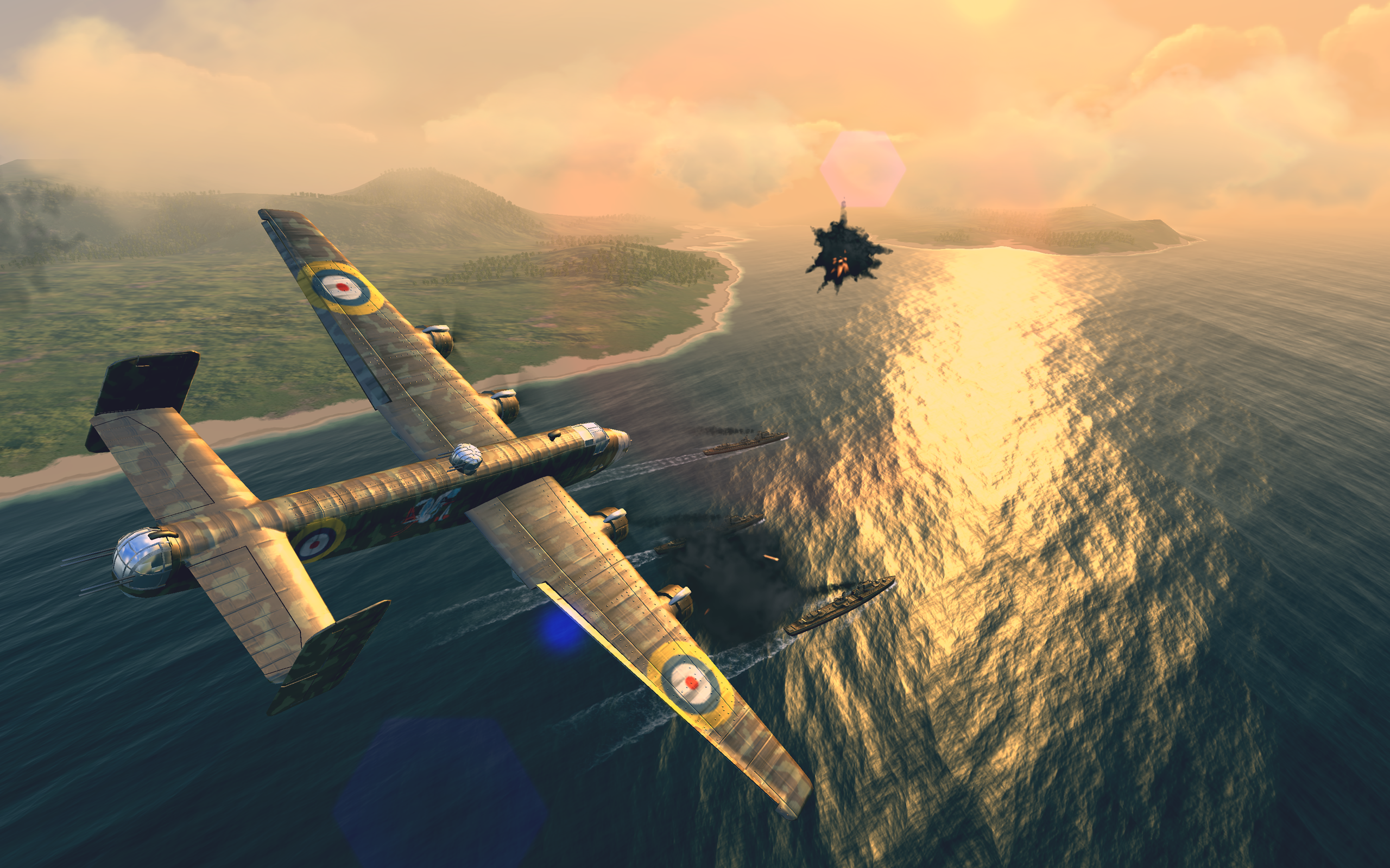 Screenshot of Warplanes: WW2 Dogfight