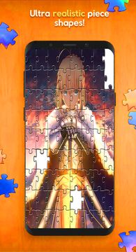 Cuplikan Layar Game Fate Anime Jigsaw Puzzle