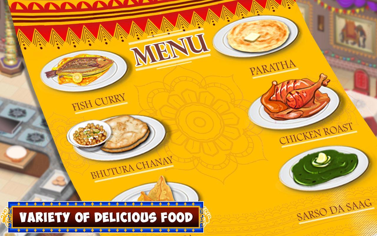 Indian Food Restaurant Kitchen Game Screenshot