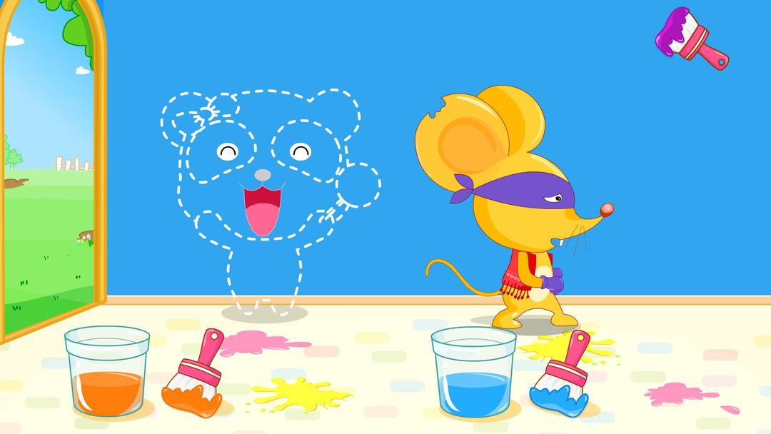 요술페인트 - 마법색칠놀이,상상력,유아교육 지능발달 게임 스크린 샷