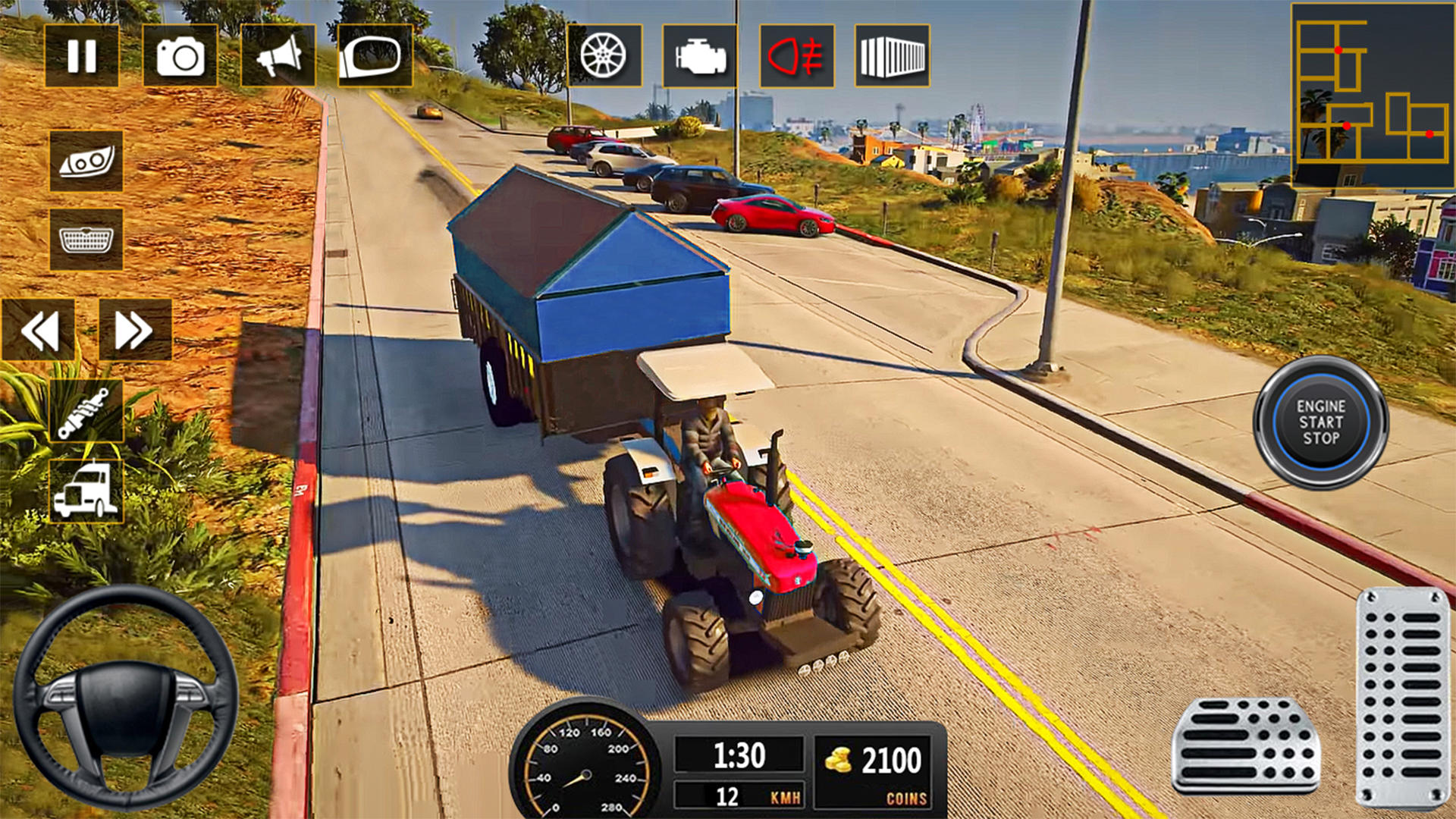 US Tractor Driving Games 3D Game Screenshot