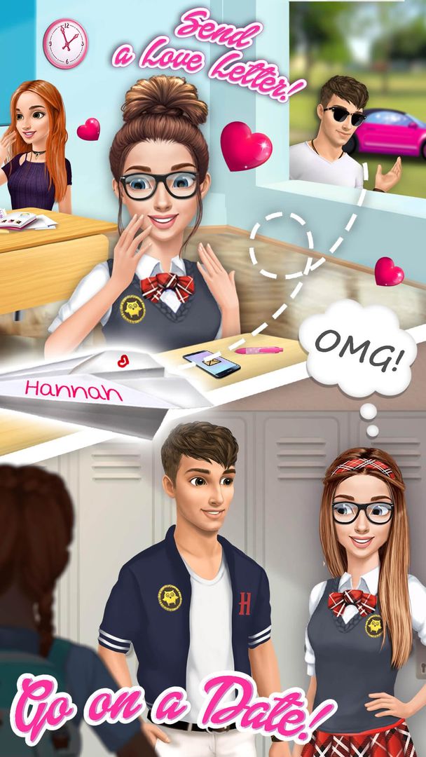 Hannah's High School Crush screenshot game