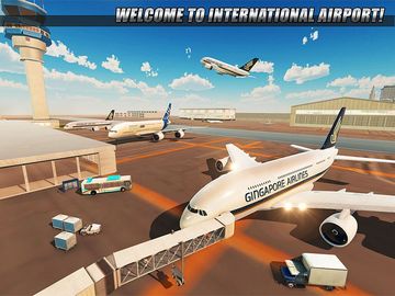 City Airplane Flight Tourist Transport Simulator Game Screenshot