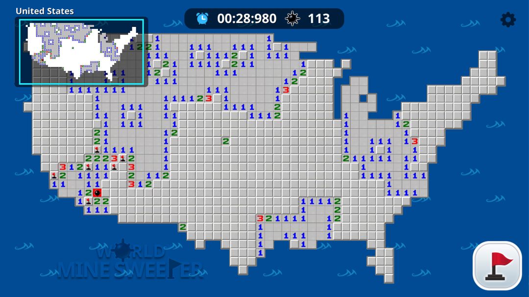 World of Minesweeper screenshot game
