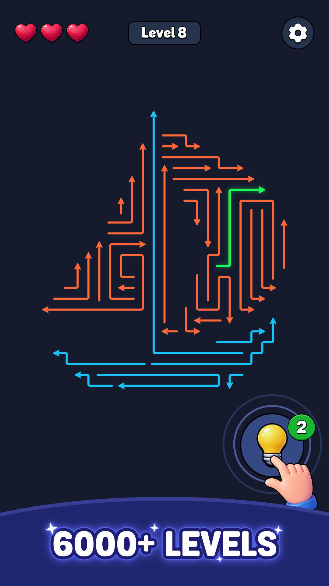Arrow Away! Game Screenshot