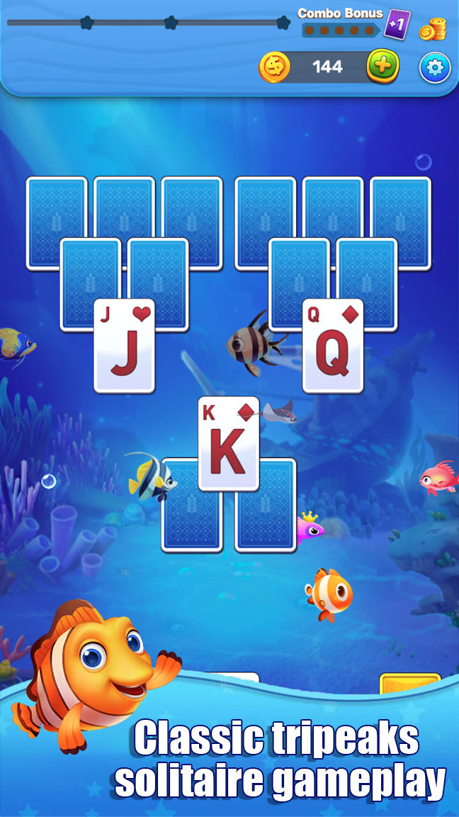 Tripeaks Solitaire Game Screenshot