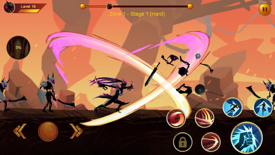 Shadow fighter 2: Ninja games ภาพหน้าจอเกม
