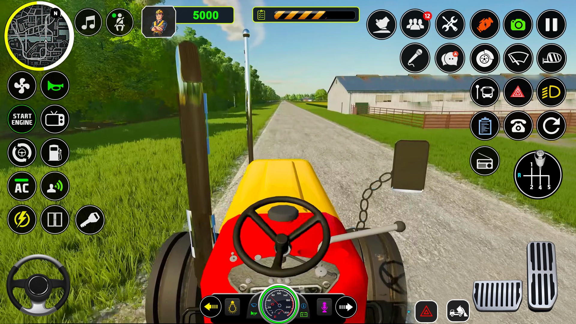 Screenshot of Indian Tractor Farming Games