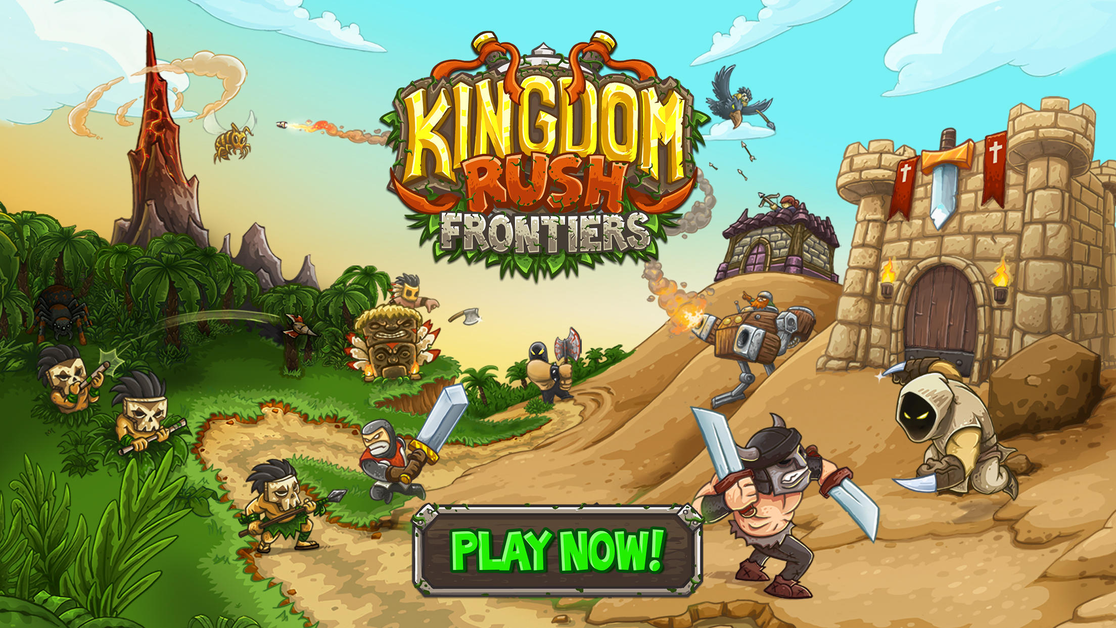 Kingdom Rush Frontiers TD Game Screenshot