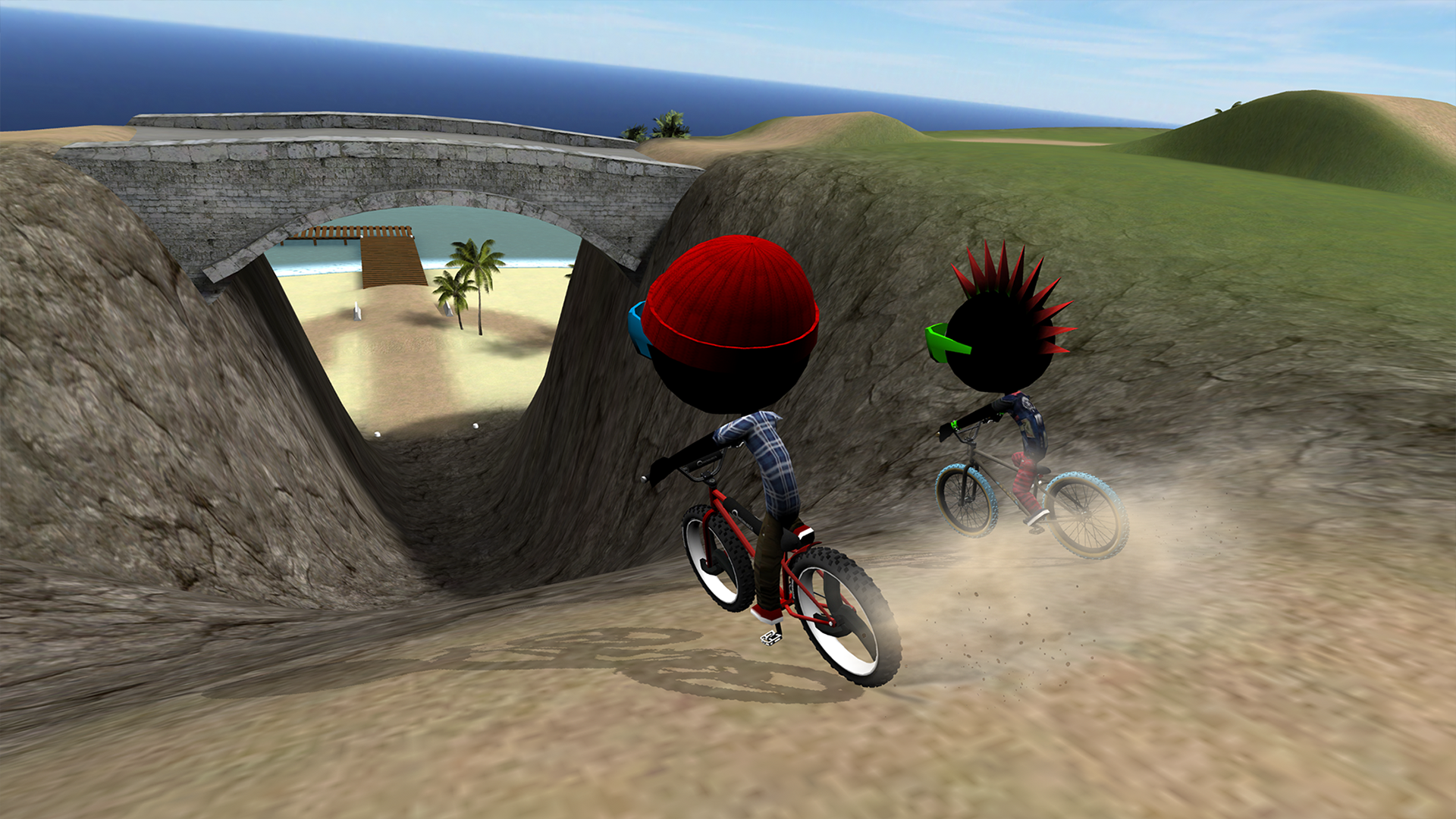 Captura de Tela do Jogo Stickman Bike Battle