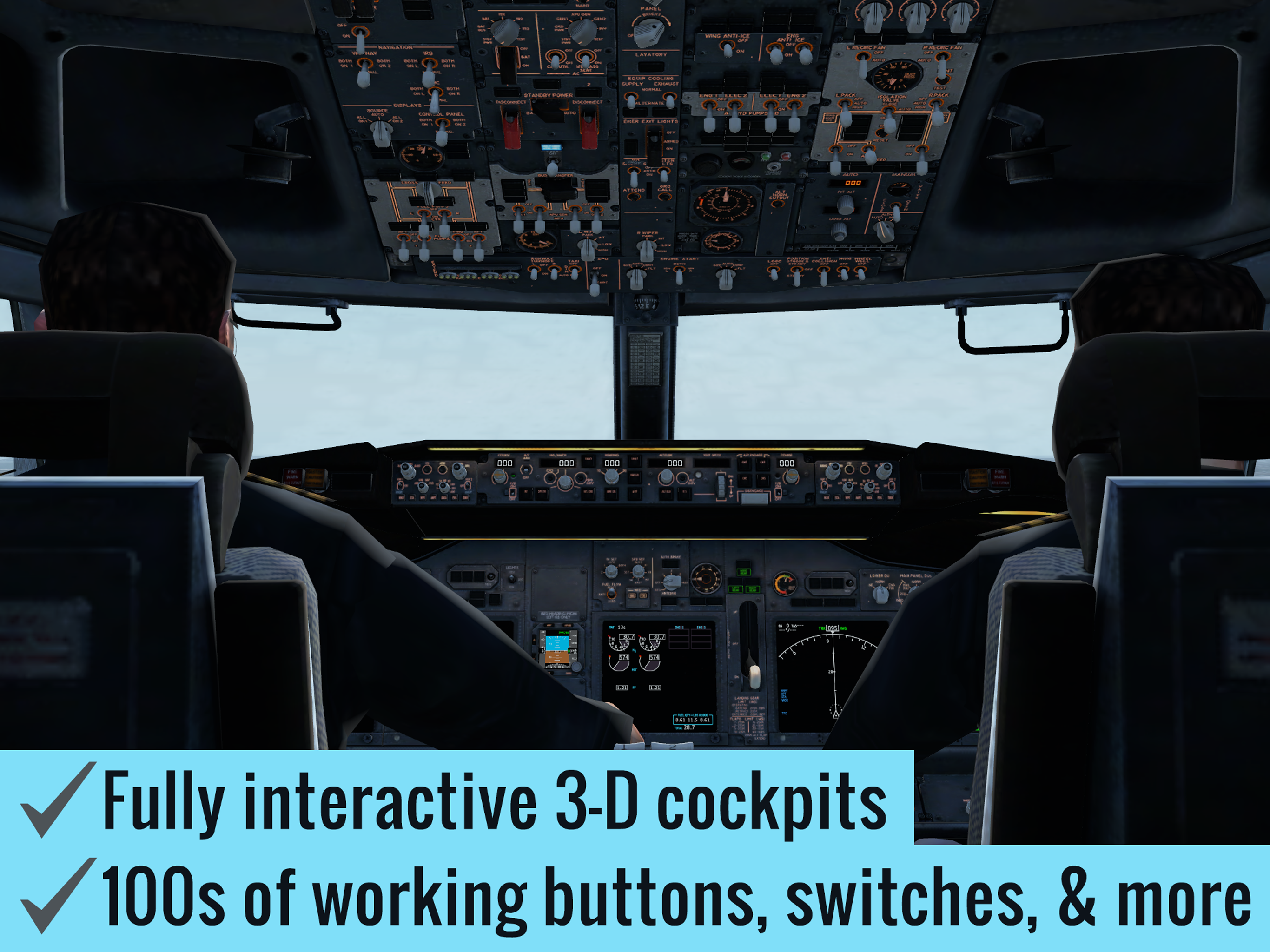 X-Plane Flight Simulatorのキャプチャ