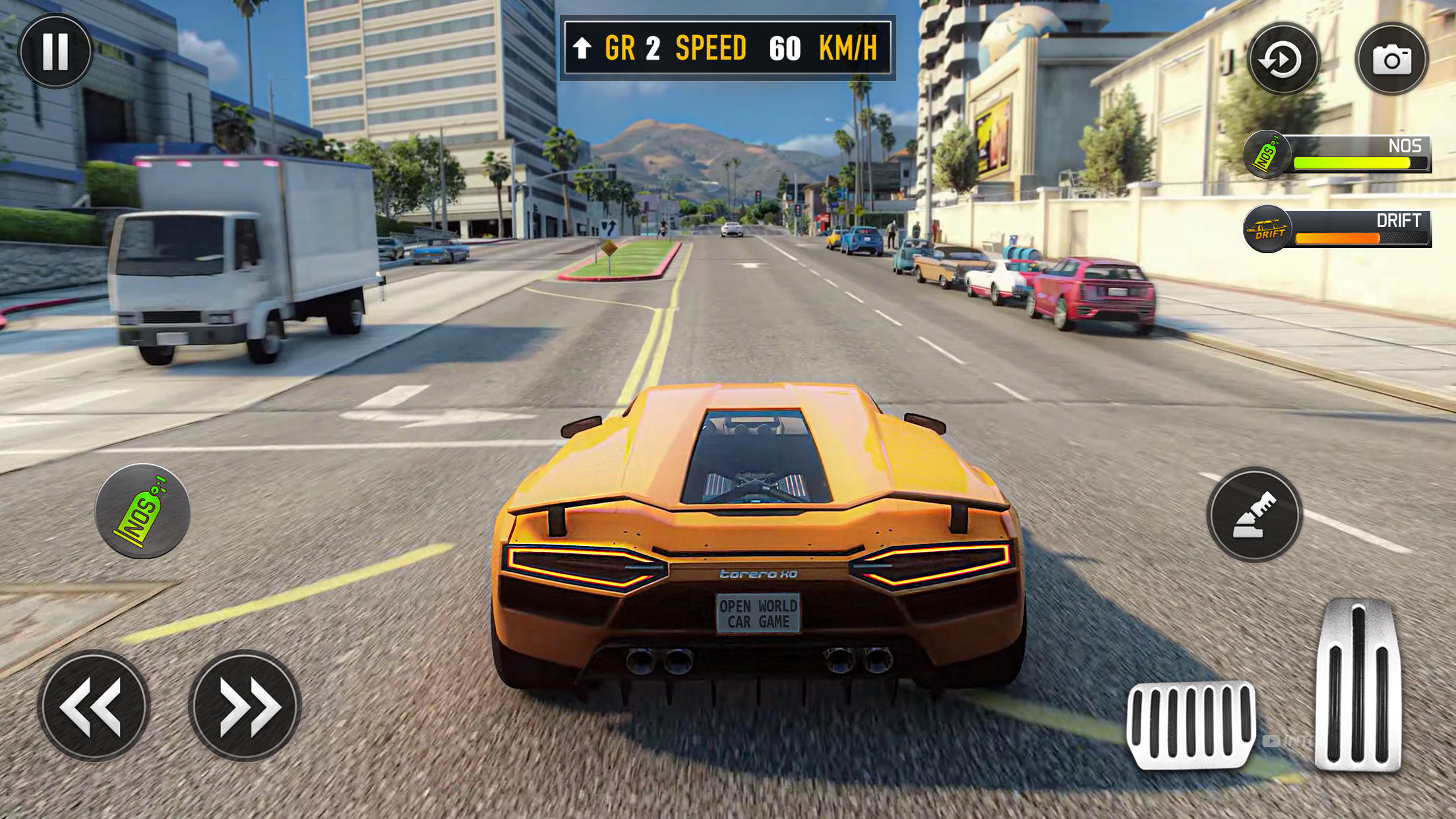 Open World Car Driving Game 3D Game Screenshot