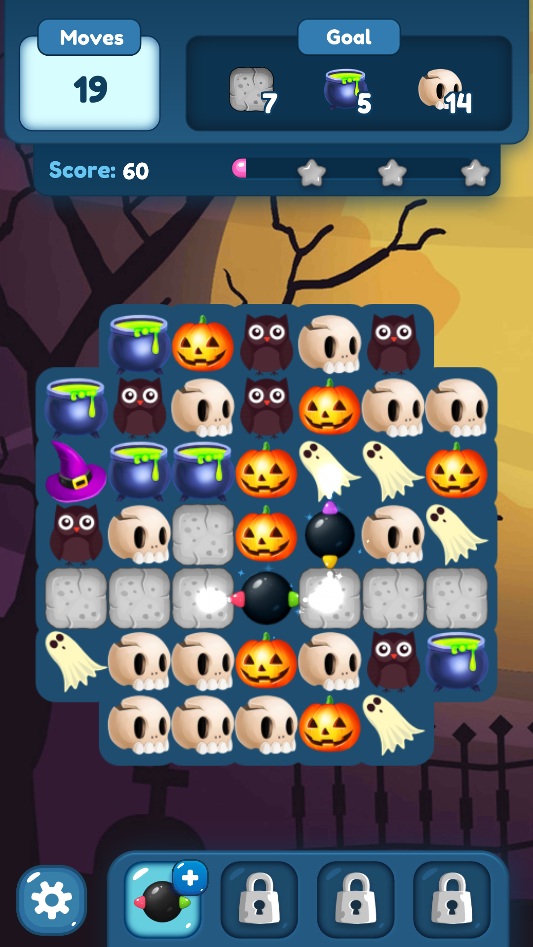 Halloween Match Spooky Game Screenshot