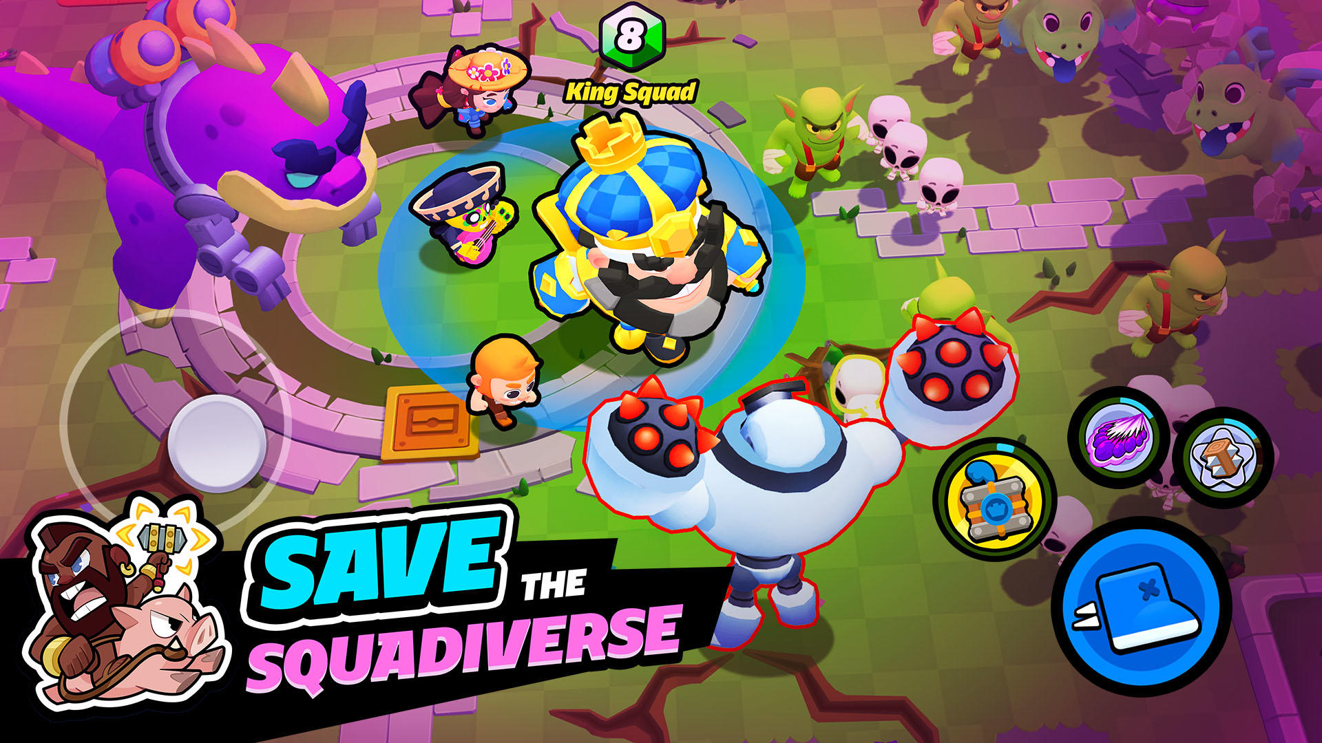 Squad Busters Game Screenshot
