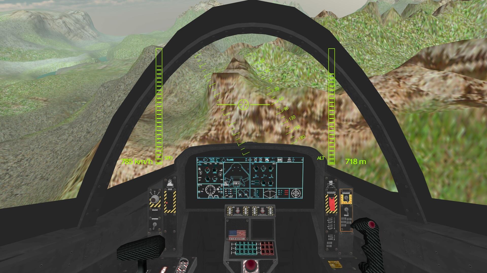 Airplane Carrier Fighter Jet Game Screenshot