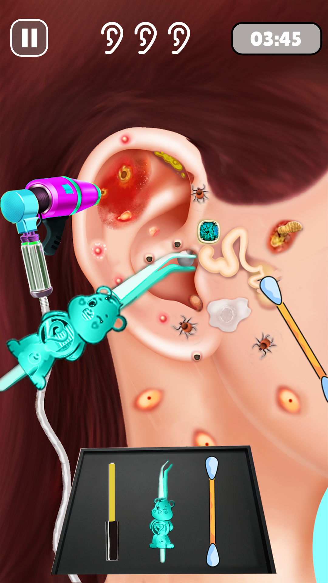 Ear Salon ASMR Doctor Game Game Screenshot