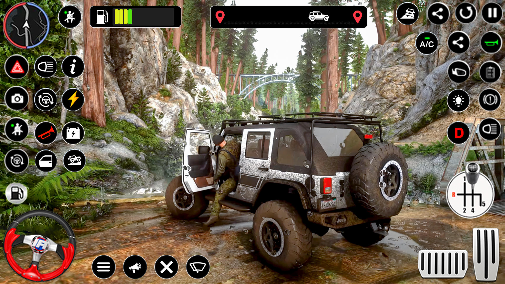 Offroad Jeep Driving Thar Game遊戲截圖