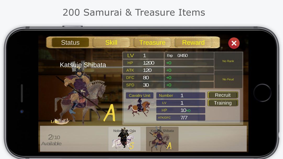 The Samurai Wars screenshot game