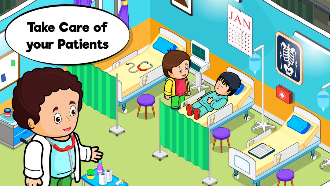 Screenshot of 🏥 My Hospital Town: Free Doctor Games for Kids 🏥