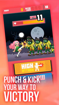 Captura de Tela do Jogo Punchin & Kickin
